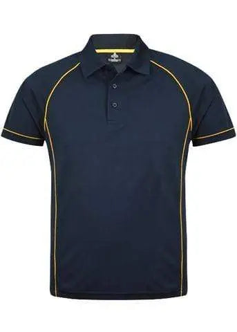 Aussie Pacific Men's Endeavour Work Polo Shirt 1310 Casual Wear Aussie Pacific Navy/Gold S